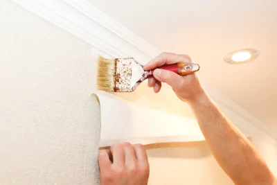 Pose de papier peint à Tubersent — revêtements muraux et toiles de verre